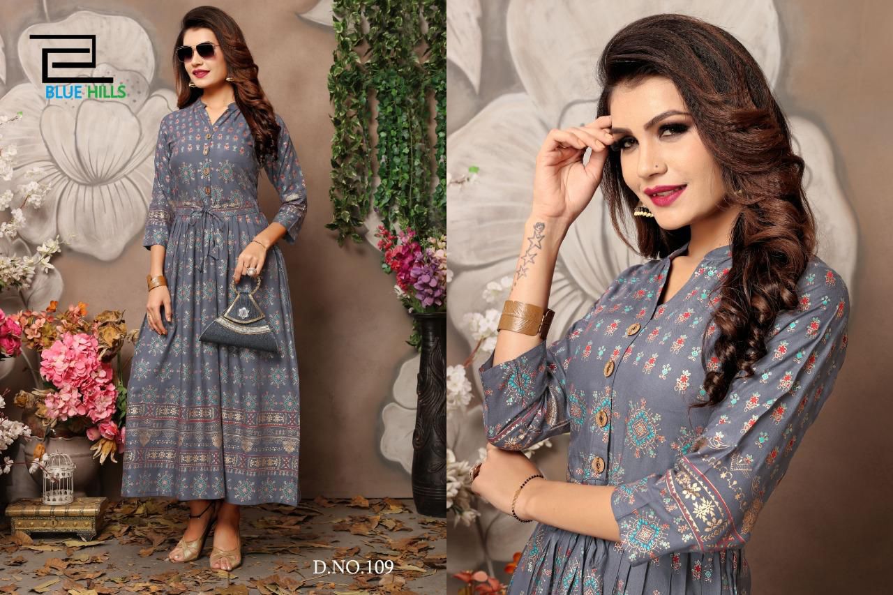 Walkway Vol 1 Blue Hills Rayon 14Kg One Piece Supplier India