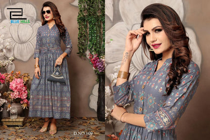 Walkway Vol 1 Blue Hills Rayon 14Kg One Piece Supplier India