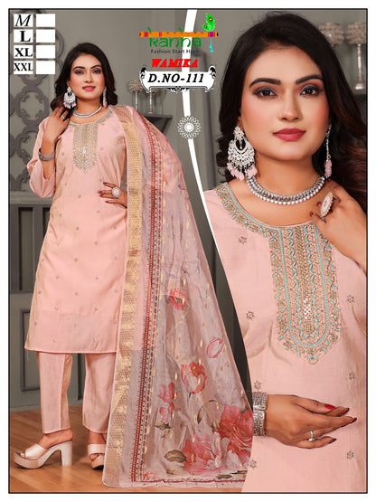 Wamika Kanha Roman Simmer Readymade Pant Style Suits Wholesale Rate