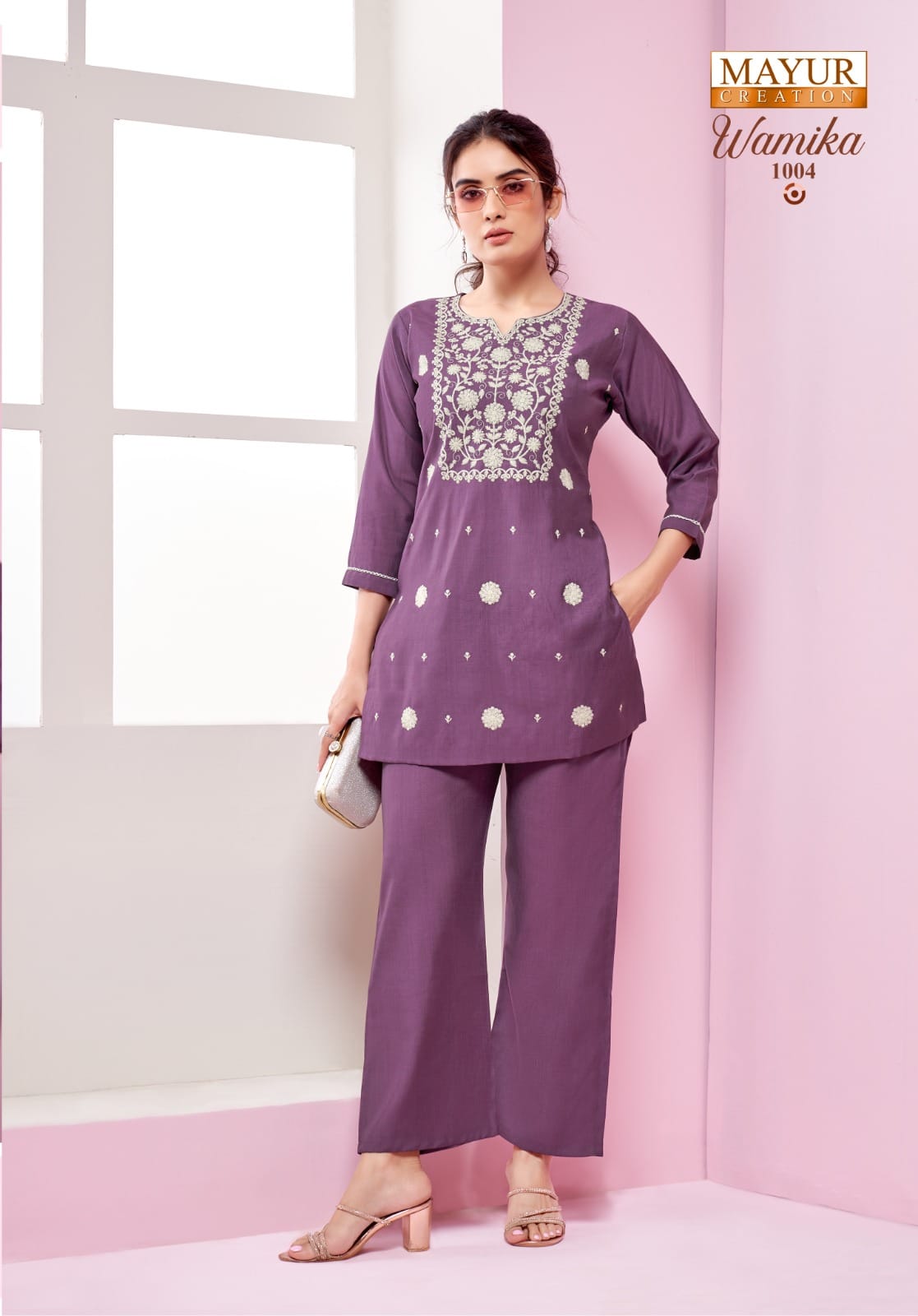 Wamika Vol 1 Mayur Creation Vetican Silk Co Ord Set Wholesale Price