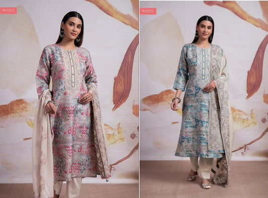 Warhi Naariti Silk Pant Style Suits Wholesaler Gujarat