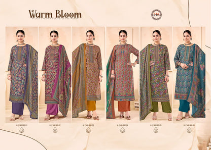 Warm Bloom Harshit Fashion Premium Viscose Karachi Salwar Suits Supplier Ahmedabad