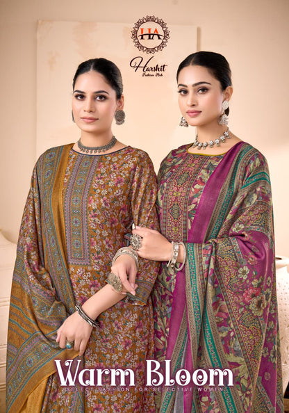 Warm Bloom Harshit Fashion Premium Viscose Karachi Salwar Suits Supplier Ahmedabad