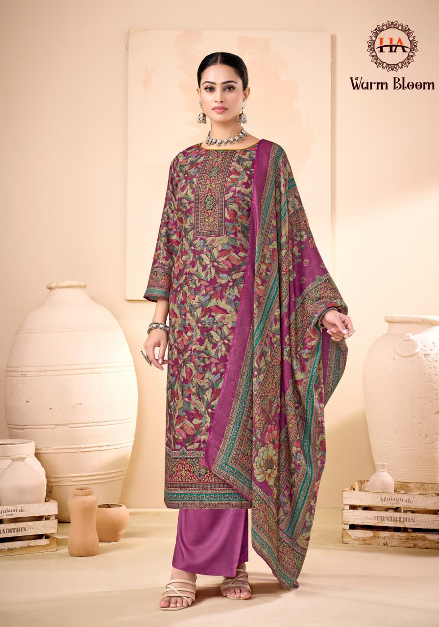 Warm Bloom Harshit Fashion Premium Viscose Karachi Salwar Suits Supplier Ahmedabad