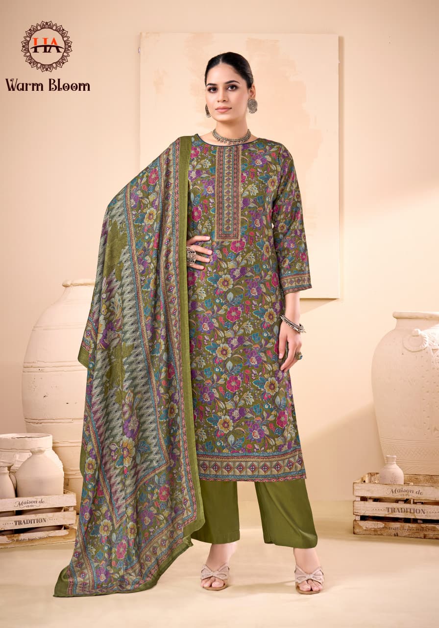 Warm Bloom Harshit Fashion Premium Viscose Karachi Salwar Suits Supplier Ahmedabad
