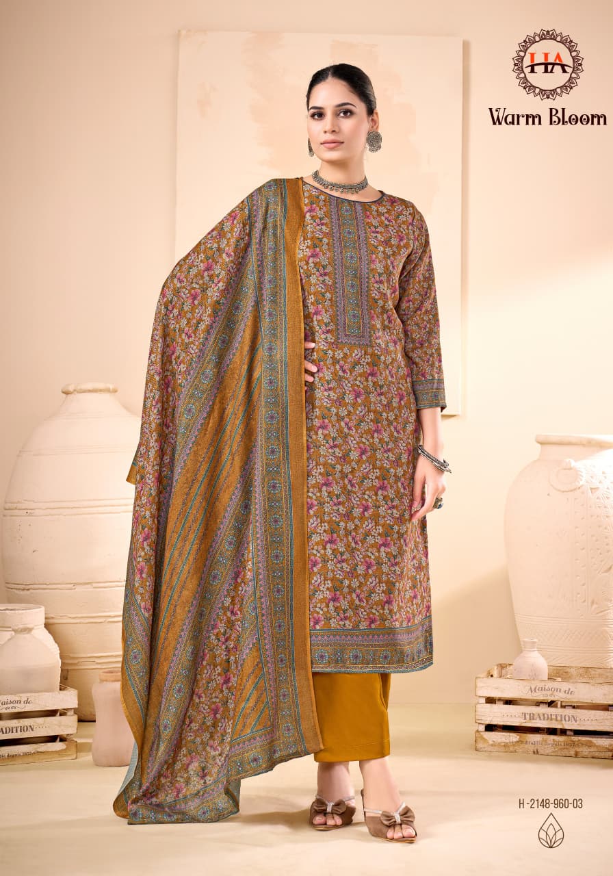 Warm Bloom Harshit Fashion Premium Viscose Karachi Salwar Suits Supplier Ahmedabad