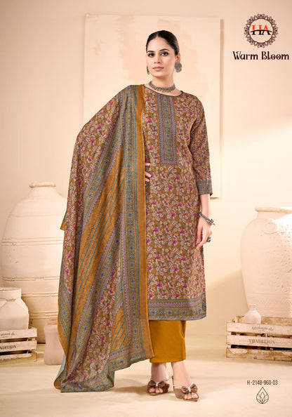 Warm Bloom Harshit Fashion Premium Viscose Karachi Salwar Suits Supplier Ahmedabad