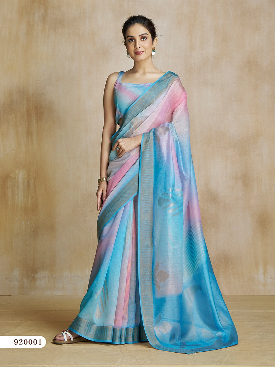 Watermelon Silk Rajpath Sarees Exporter