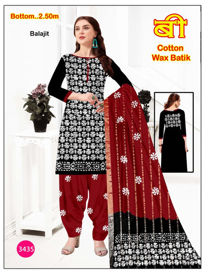 Wax Batik 0806 Balajit Cotton Dress Material Wholesale Rate