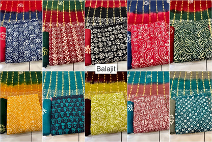 Wax Batik 111125 Balajit Cotton Dress Material Wholesale