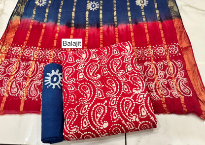 Wax Batik 111125 Balajit Cotton Dress Material Wholesale