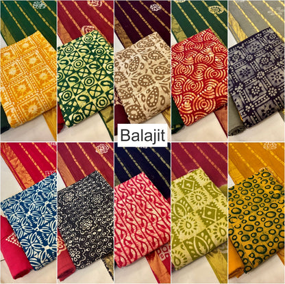Wax Batik 141125 Balajit Cotton Salwar Suits Manufacturer Ahmedabad