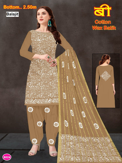 Wax Batik 210426 Balajit Cotton Dress Material Manufacturer Ahmedabad