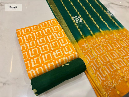 Wax Batik 230126 Balajit Cotton Dress Material Wholesale Price