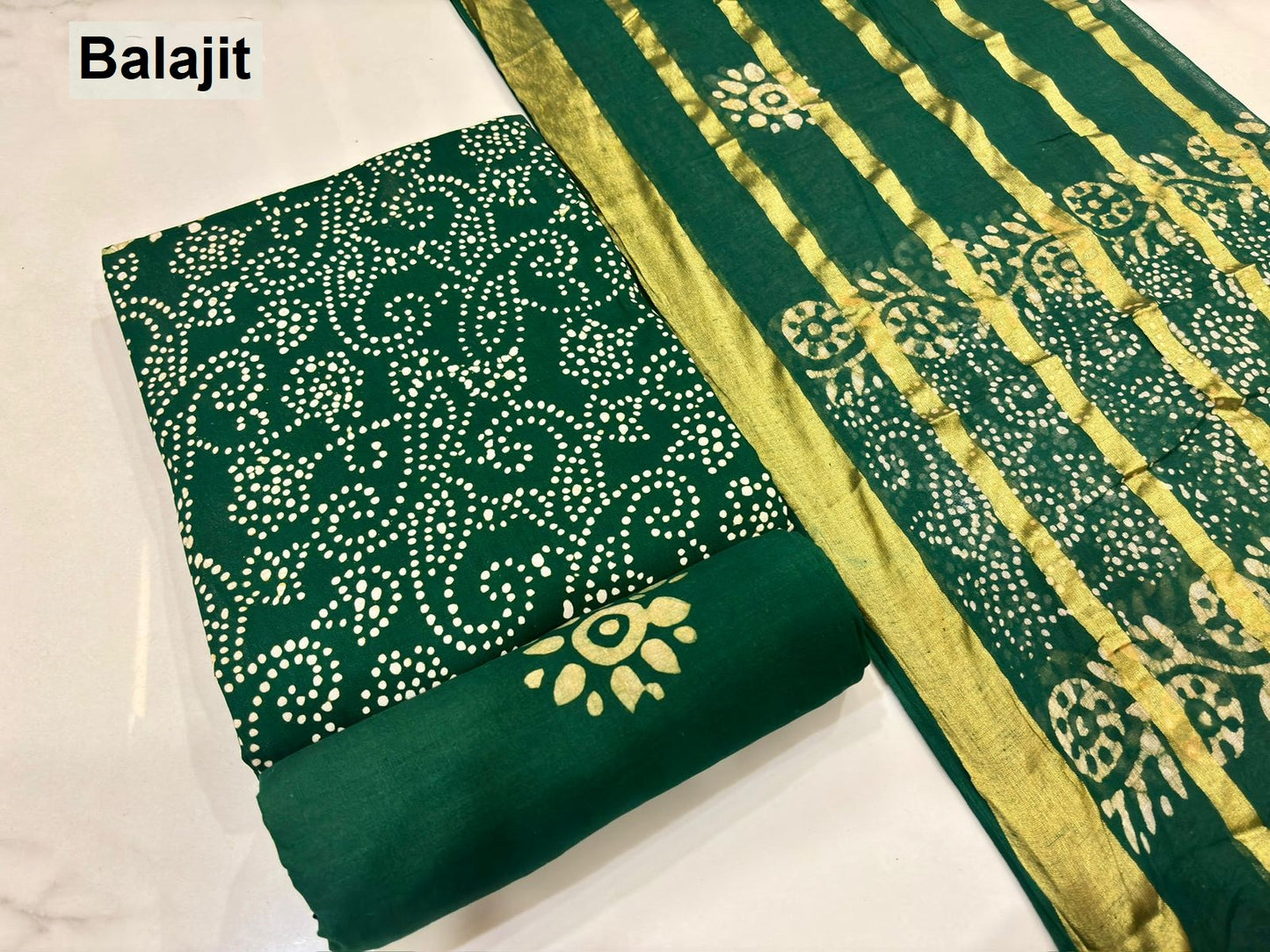 Wax Batik 2304 Balajit Cotton Dress Material Wholesale Price