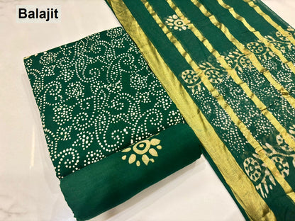 Wax Batik 2304 Balajit Cotton Dress Material Wholesale Price
