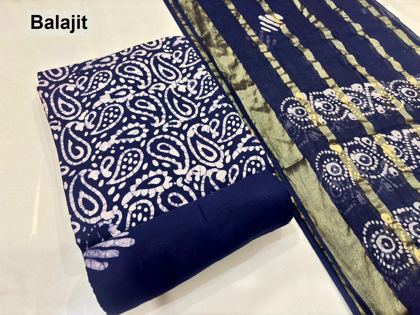Wax Batik 2304 Balajit Cotton Dress Material Wholesale Price