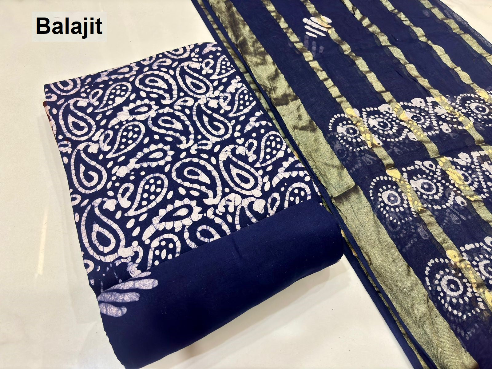 Wax Batik 2304 Balajit Cotton Dress Material Wholesale Price