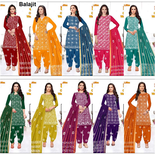 Wax Batik 2305 Balajit Cotton Dress Material Exporter