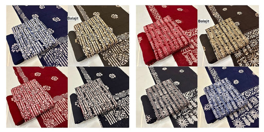 Wax Batik 2506 Balajit Dobby Salwar Suits Wholesaler