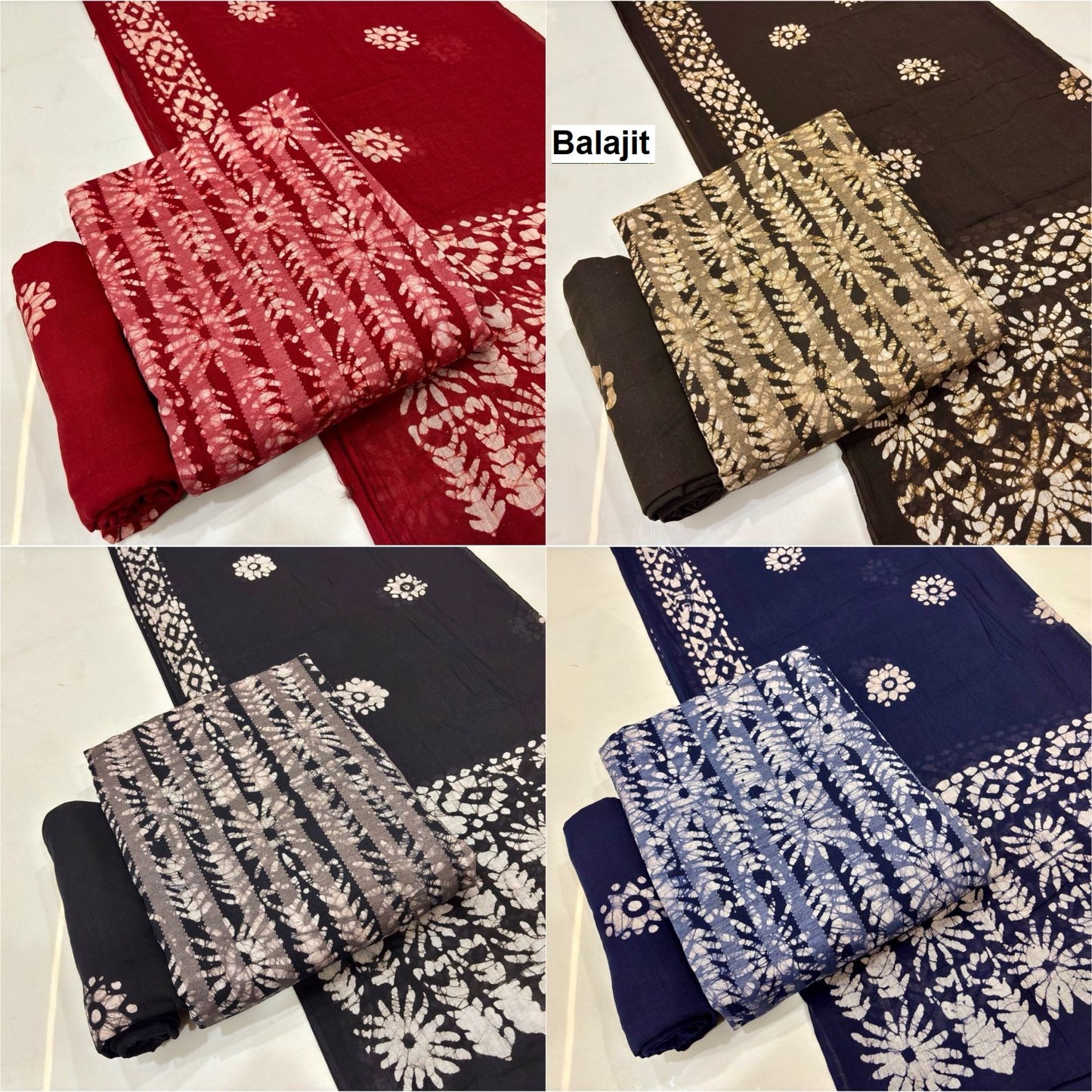 Wax Batik 2506 Balajit Dobby Salwar Suits Wholesaler