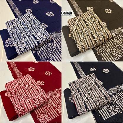 Wax Batik 2506 Balajit Dobby Salwar Suits Wholesaler