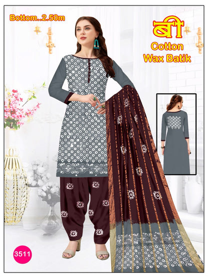Wax Batik 2603 Balajit Cotton Dress Material Manufacturer
