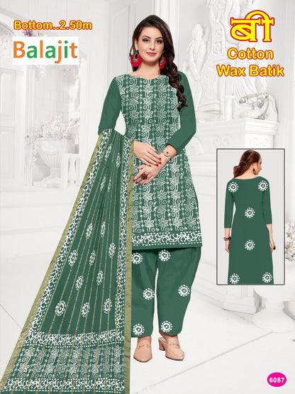 Wax Batik 3103 Balajit Cotton Dress Material Wholesaler Ahmedabad