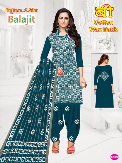 Wax Batik 3103 Balajit Cotton Dress Material Wholesaler Ahmedabad