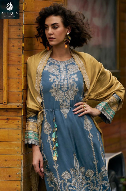 Weaves Aiqa Viscose Pashmina Suits Manufacturer Gujarat