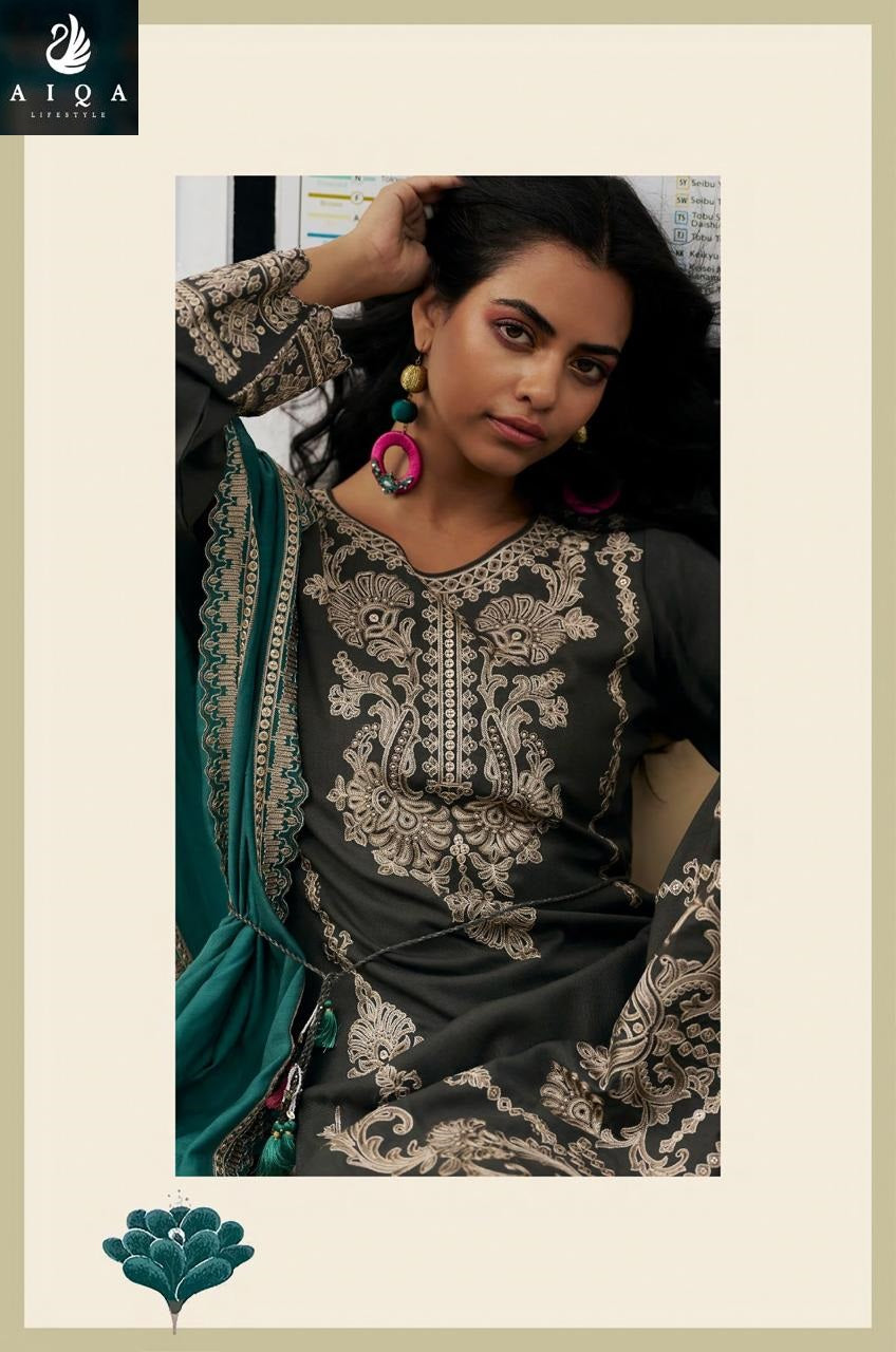 Weaves Aiqa Viscose Pashmina Suits Manufacturer Gujarat