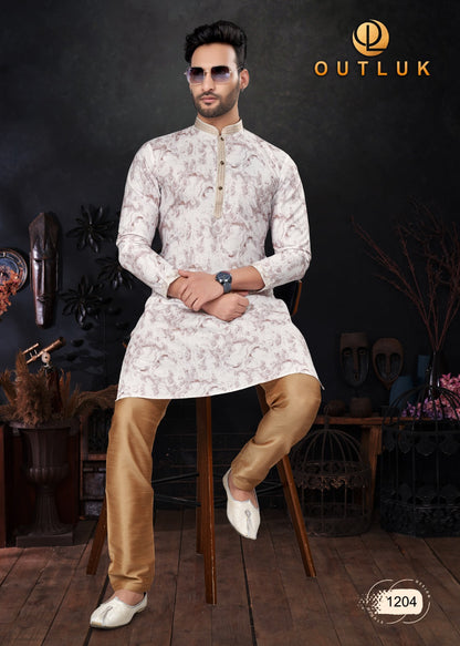 Wedding Collection Vol 12 Outluk Cotton Mens Kurta Pajama Wholesale