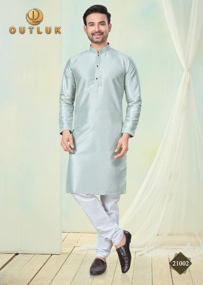 Wedding Collection Vol 21 Outluk Silk Mens Kurta Pajama Manufacturer