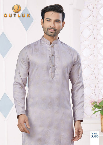 Wedding Collection Vol 33 Outluk Jacquard Mens Kurta Pajama Wholesale