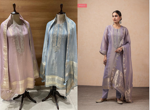 Weera Naariti Tissue Silk Salwar Suits Wholesaler Gujarat