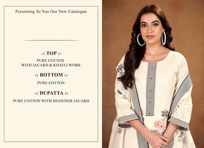 Welsy Naari Pure Cotton Pant Style Suits Wholesaler India