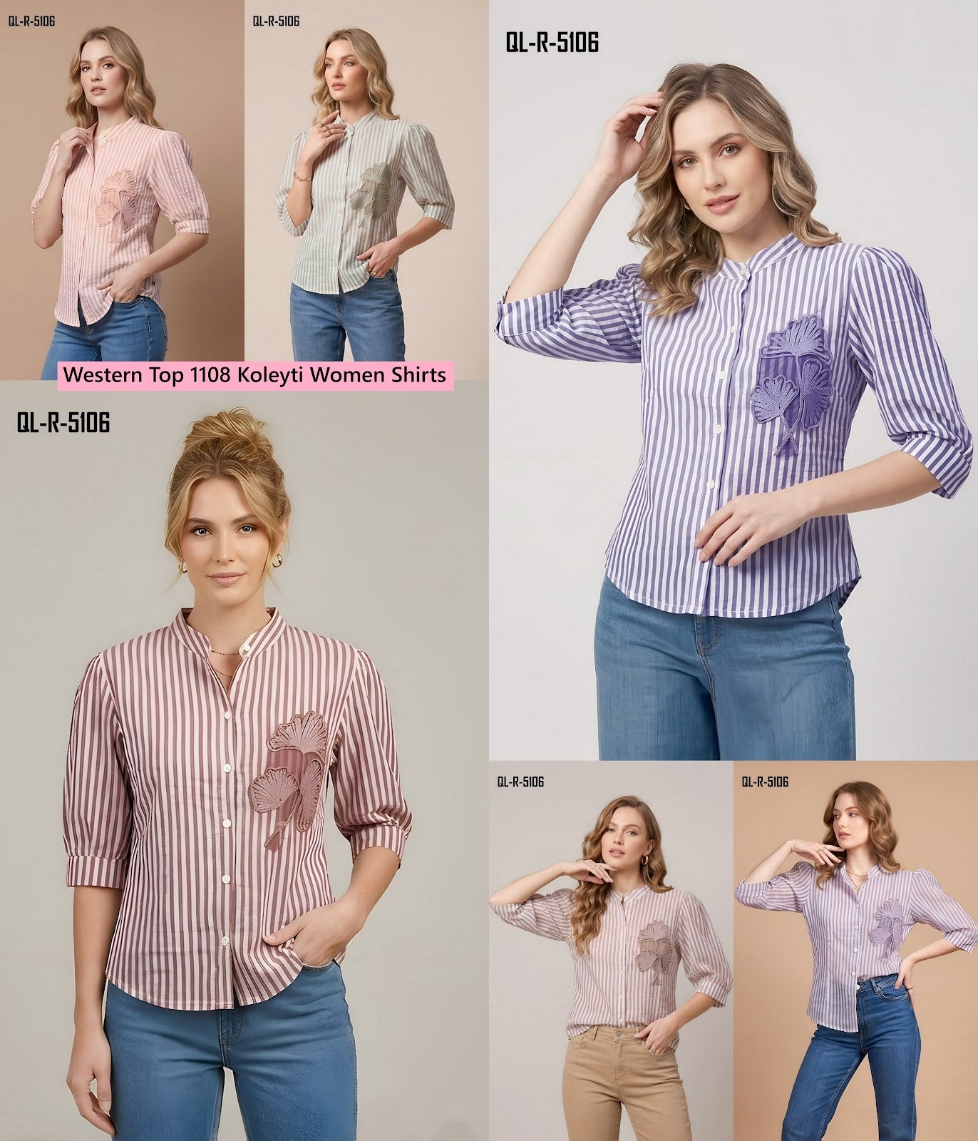 Western Top 1108 Koleyti Imported Women Shirts Wholesale Price
