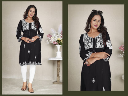 Western Vol 2 Moksh Georgette Kurtis Exporter India