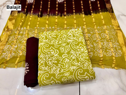 वैक्स बाटिक 111125 बालाजीत कॉटन ड्रेस मटीरियल थोक
