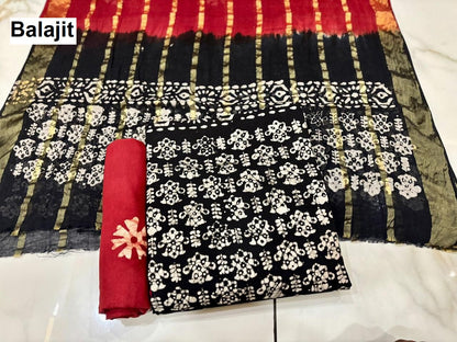 वैक्स बाटिक 111125 बालाजीत कॉटन ड्रेस मटीरियल थोक