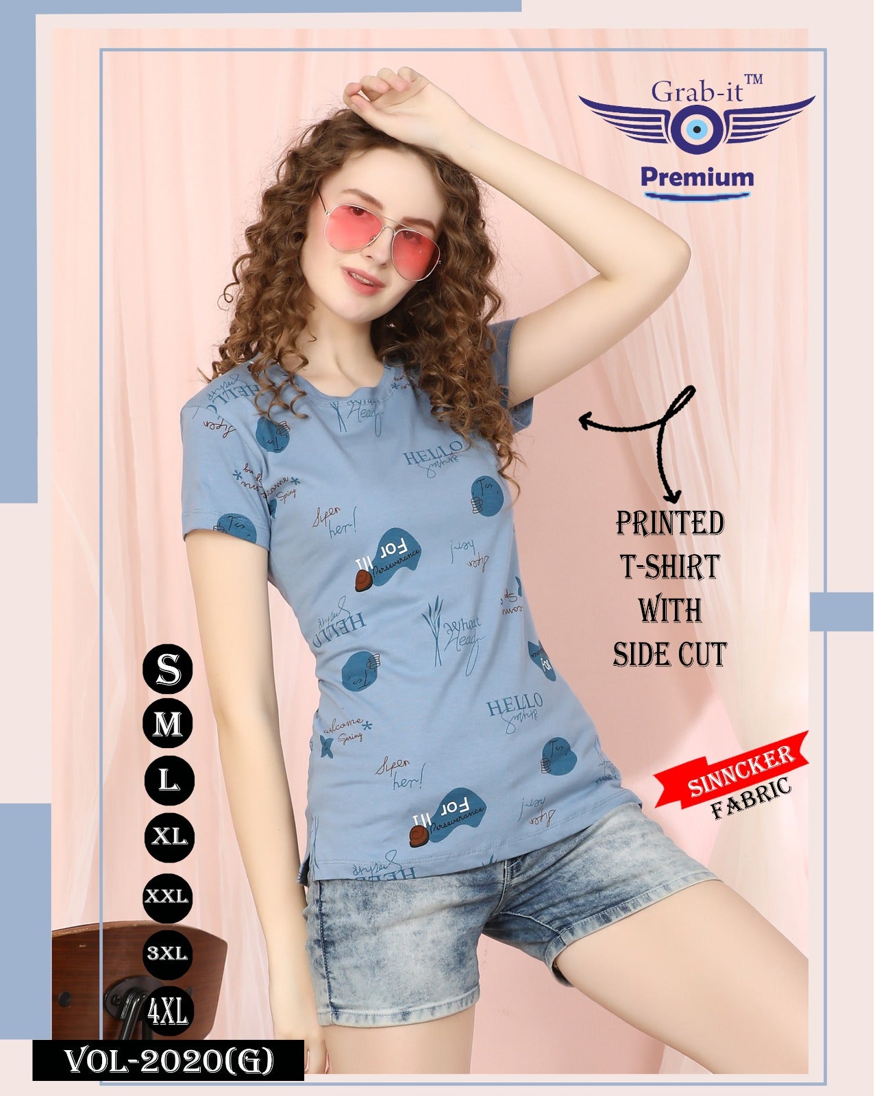 2020 G Grab It Sinker Women Tshirt Wholesale Price