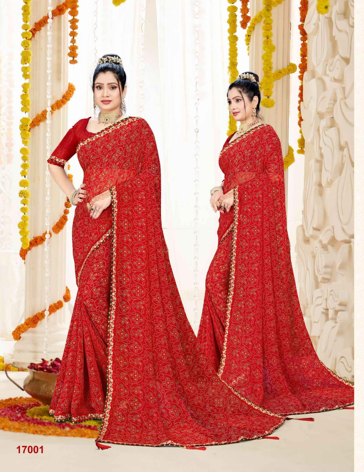 Suhag Jalnidhi Georgette Sarees Manufacturer Ahmedabad