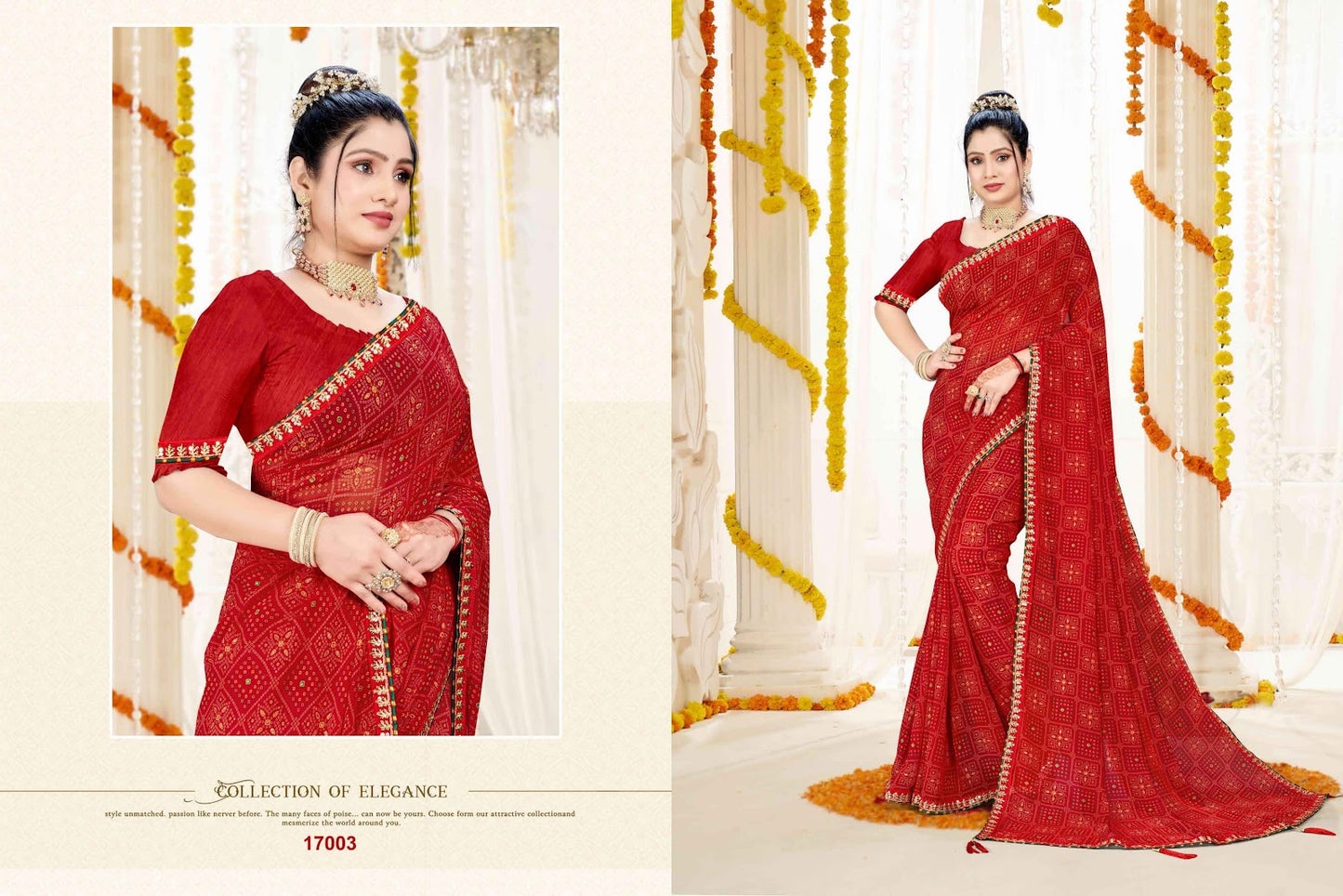 Suhag Jalnidhi Georgette Sarees Manufacturer Ahmedabad