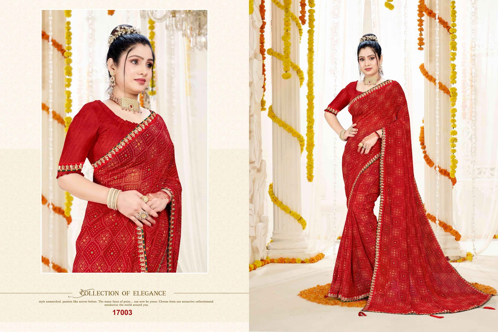 Suhag Jalnidhi Georgette Sarees Manufacturer Ahmedabad