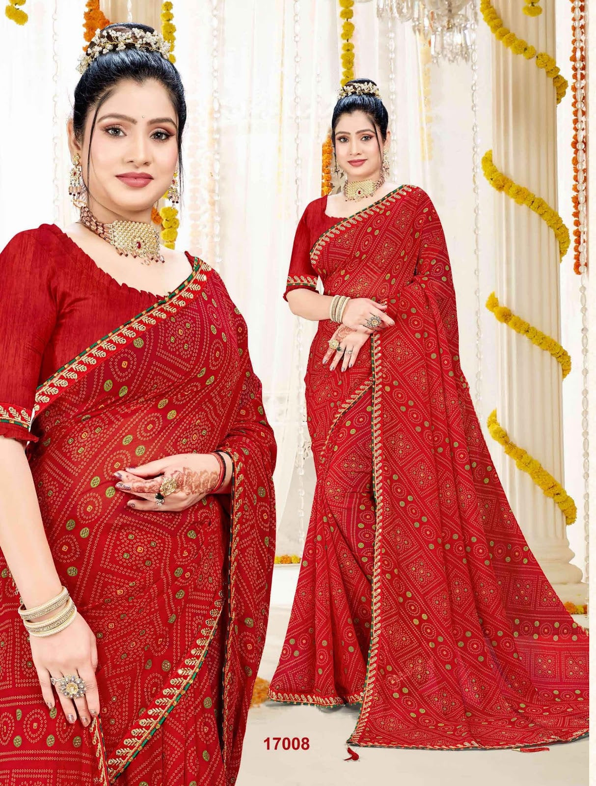 Suhag Jalnidhi Georgette Sarees Manufacturer Ahmedabad