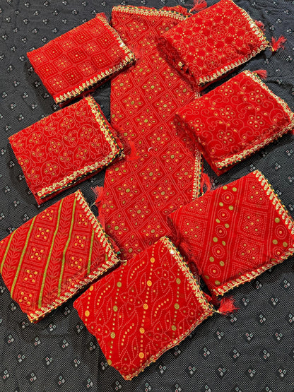 Suhag Jalnidhi Georgette Sarees Manufacturer Ahmedabad