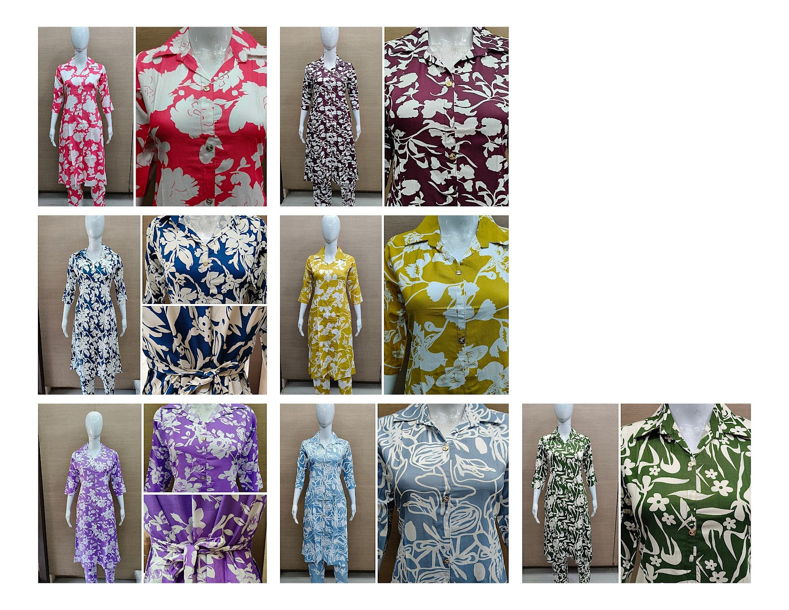 Digital Print 100125 Kaso Rayon Co Ord Set Wholesale Price