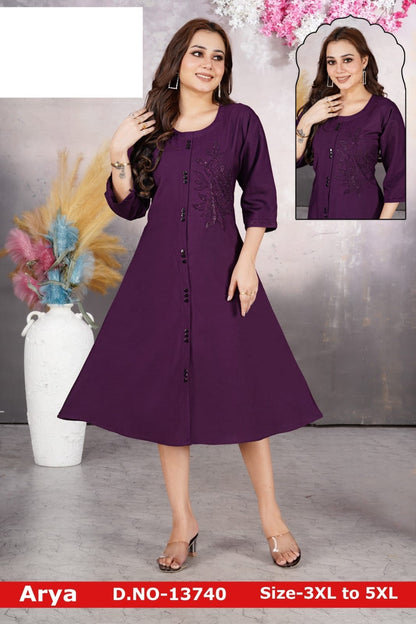 Plus Size Arya Jnx Bombay A-Line Kurti Exporter