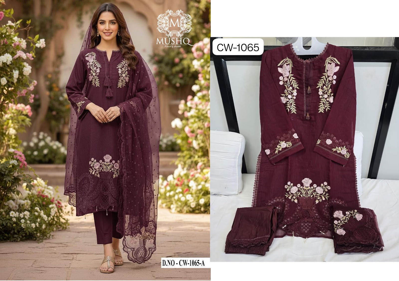 Cw 1065 Mushk Pakistani Readymade Suits Exporter