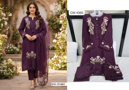 Cw 1065 Mushk Pakistani Readymade Suits Exporter